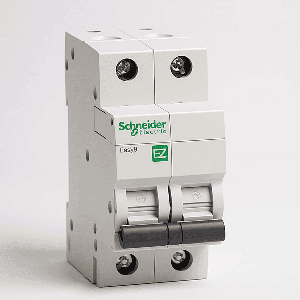 Schneider Electric MCB 2P, 63 A, C curve, 10000 A (Pack of 1)