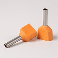 4 sq.mm Twin Insulated Ferrule (ORANGE) Pack of 10