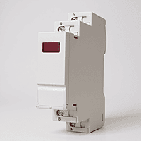 Single Phase LED Indicator Light | Compact 17.5 mm Wide | LED Technology for Long Life| Integrated Front Product Labeling | CE and RoHS complied | GIC