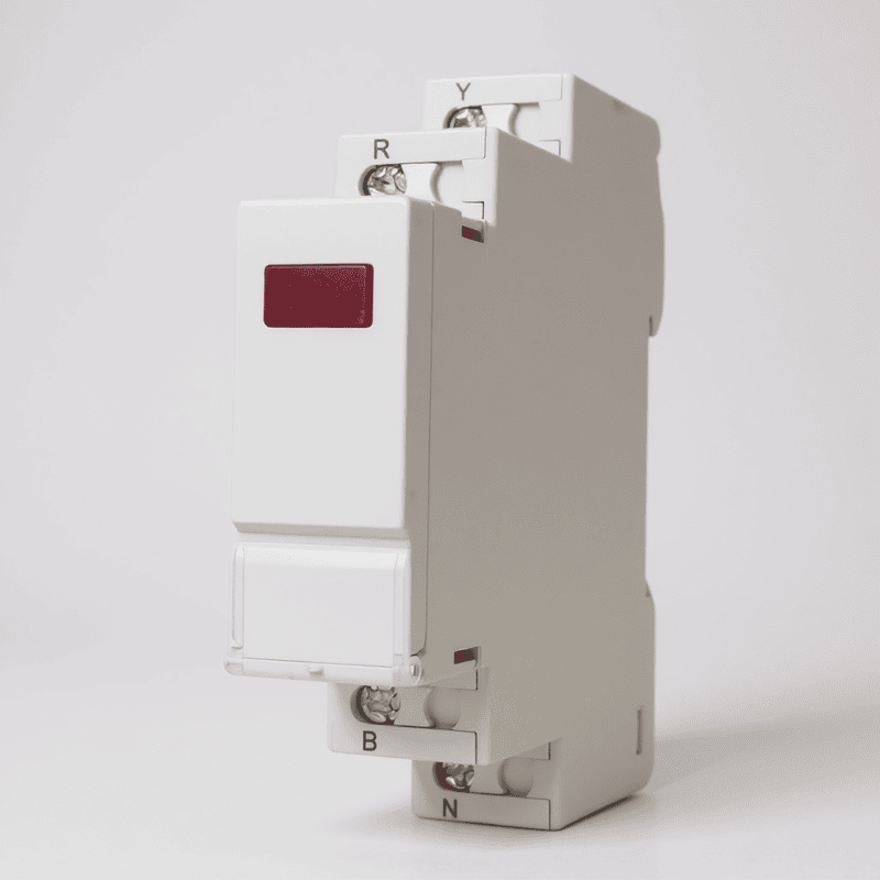 Single Phase LED Indicator Light | Compact 17.5 mm Wide | LED Technology for Long Life| Integrated Front Product Labeling | CE and RoHS complied | GIC