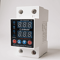 Automatic Over/Under Voltage and Over Load Protection (Adjustable Setting) with Auto Re-Connect 63A