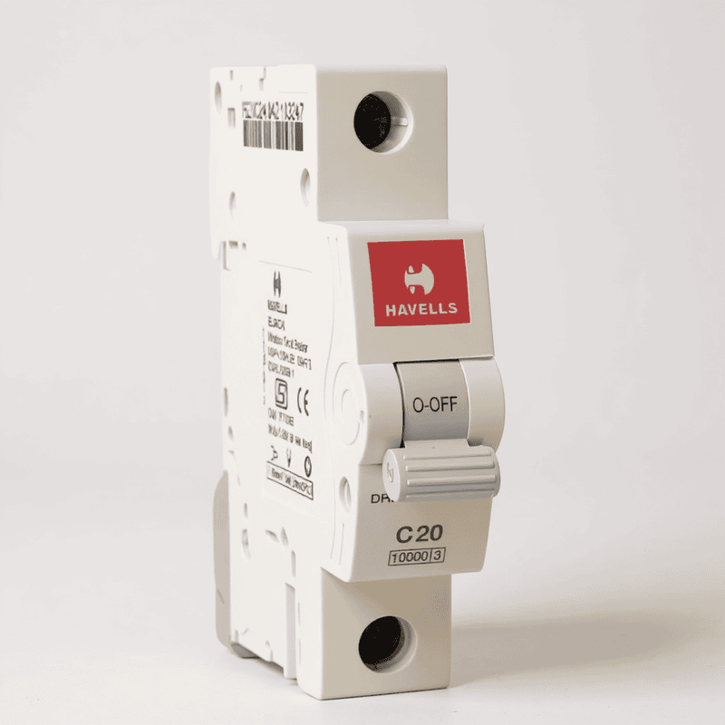 Havells 20A 1-Pole AC MCB – (C-Curve)