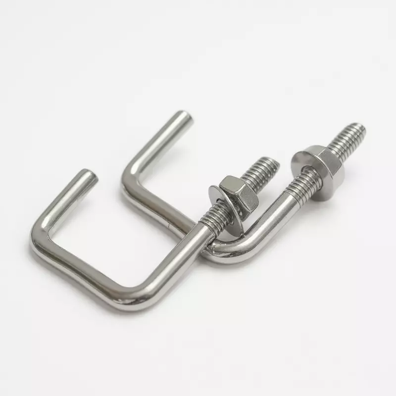 SS J Bolt – M6 x 40mm x 40mm (Fits 1.5" Square Metal Tube) for Solar Panel Fitting -1 qty