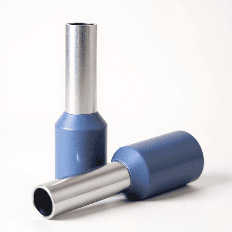 2.5 sq.mm Ferrule Copper Crimp Connector β Insulated Cord Pin End Terminal (GREY) Pack of 10