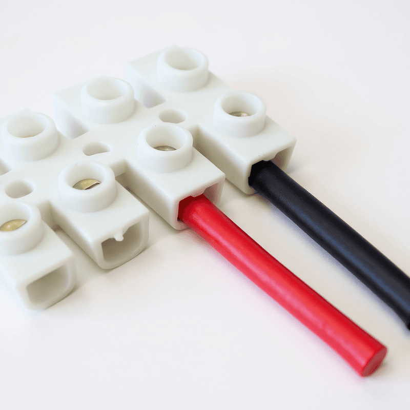 10Amp PVC Terminal Connector Strip 12 ways (Pack of 5)