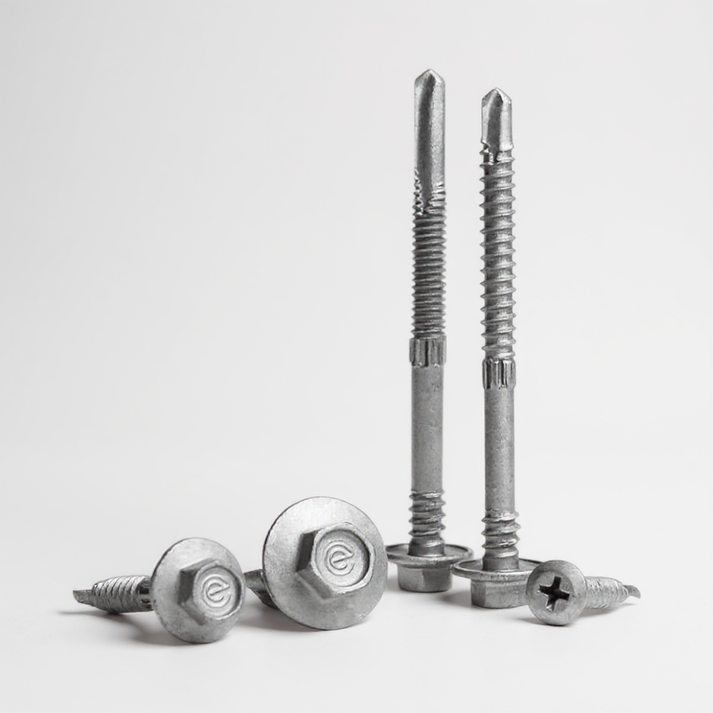 Corroshield SELF Tapping hex head screw | STAINLESS STEEL | Rust Proof | 2-inch size (10MT 12-14 X45MM)-1 QTY