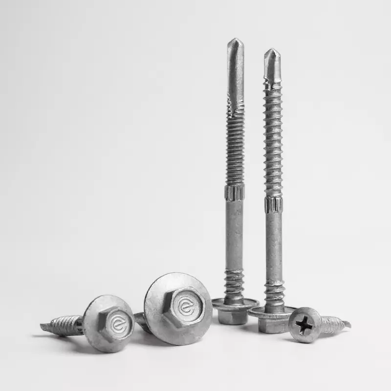 Corroshield SELF Tapping hex head screw | STAINLESS STEEL | Rust Proof | 2-inch size (10MT 12-14 X45MM)-1 QTY
