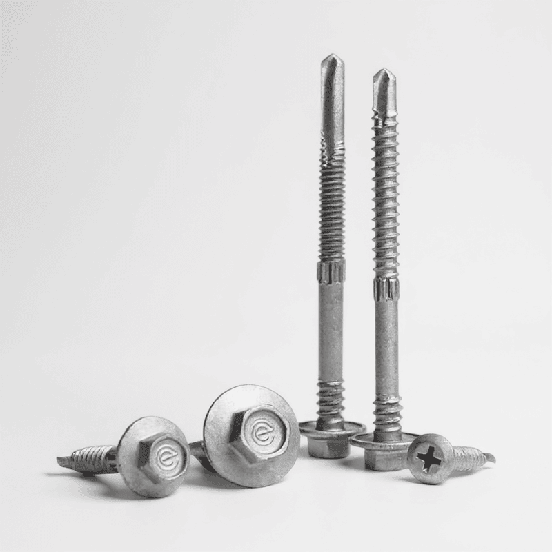 Corroshield SELF Tapping hex head screw | STAINLESS STEEL | Rust Proof | 2-inch size (10MT 12-14 X45MM)-1 QTY