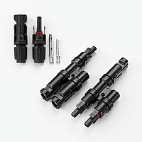 MC4 Branch 2 in 1 T2 connector with Solar MC4 connector (1+1 Pair)