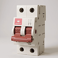 100A DP Switch Disconnector Euro 2 – White