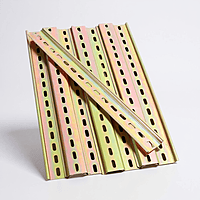 DIN Mounting Rails β 35mm Slotted Iron Rails | Industrial Electrical Panel Accessories | 50 Centimeter x 1 qty | Pack Of 1