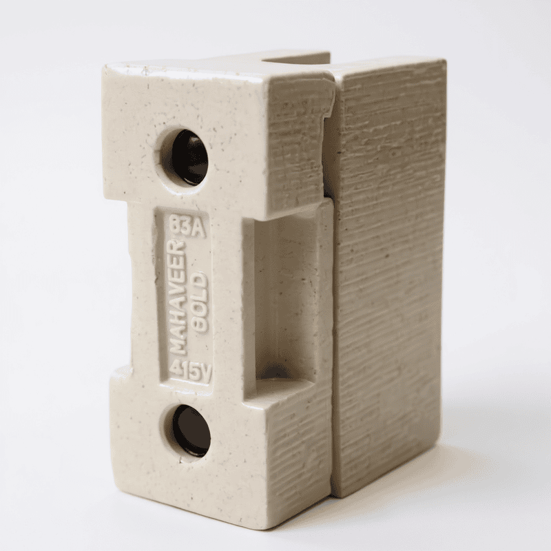 63 Amp KitKat Fuse Porcelain Brass