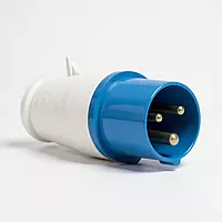 16A Industrial Plug Straight - 3 Pin