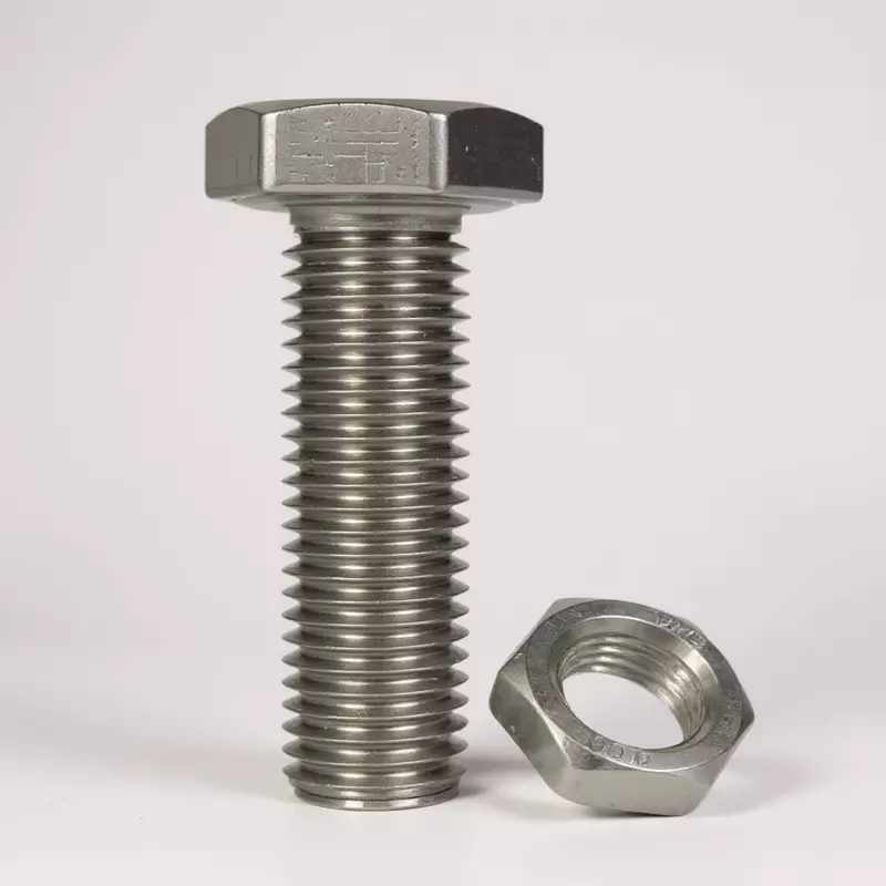 1 inch - SS Nut and Bolt -M8