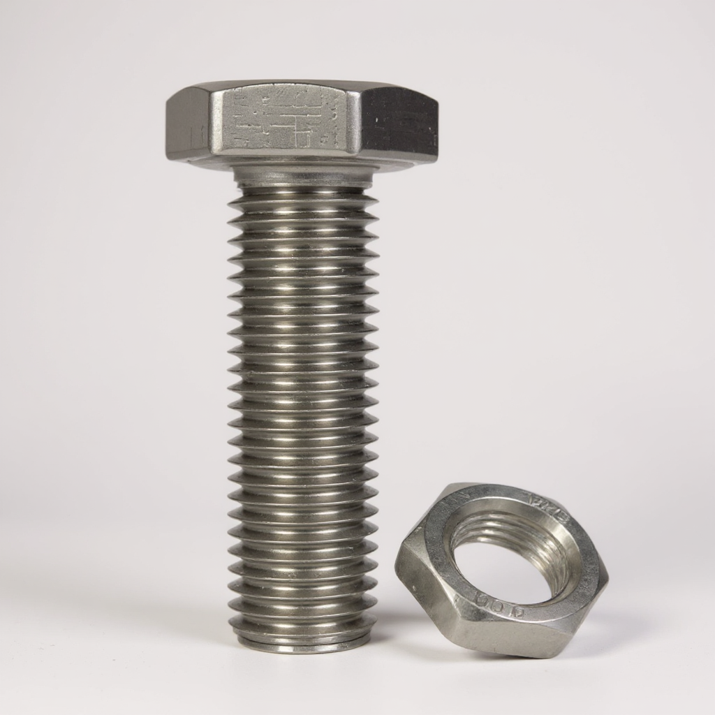25MM - SS Nut and Bolt - M12