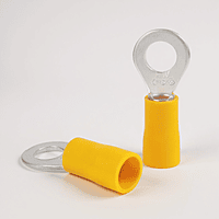 4-6 sq.mm-Crimping Type Insulated Copper Ring Type Terminal Ends | HRI-7090 (Pack Of 10)