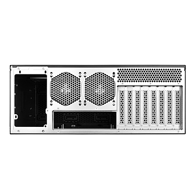 Silvverstone 4U Rackmount Server Chassis with Enhanced Liquid Cooling Capability(RM44)