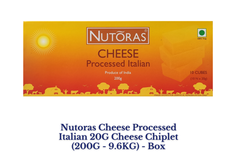 Nutoras Cheese Processed Italian 20G Cheese Chiplet (200G - 9.6KG) Nutoras Cheese Processed Italian 20G Cheese Chiplet (200G - 9.6KG)