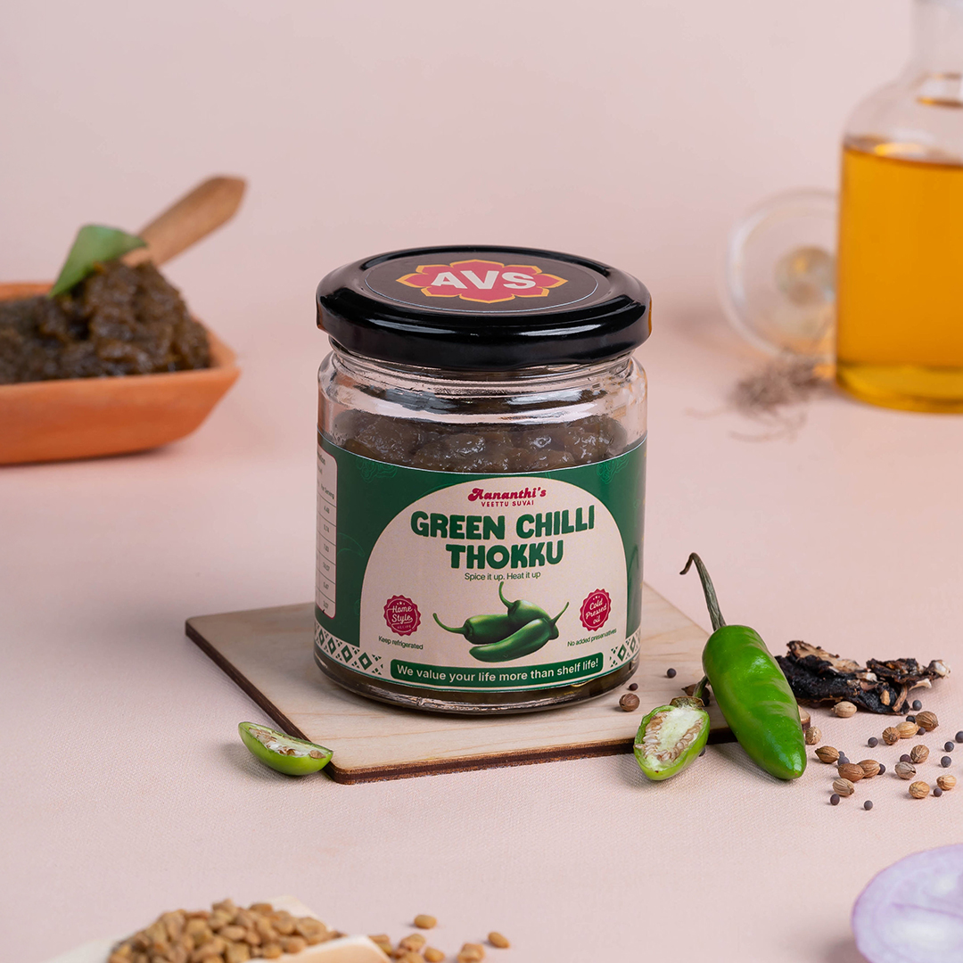 Green Chilli Thokku