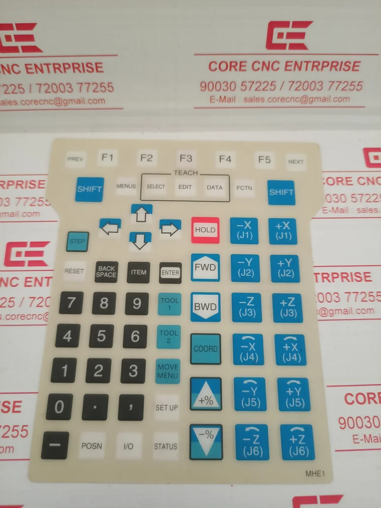 Keysheet for FANUC A05B-2301-C301 Teach Pendant MHE1