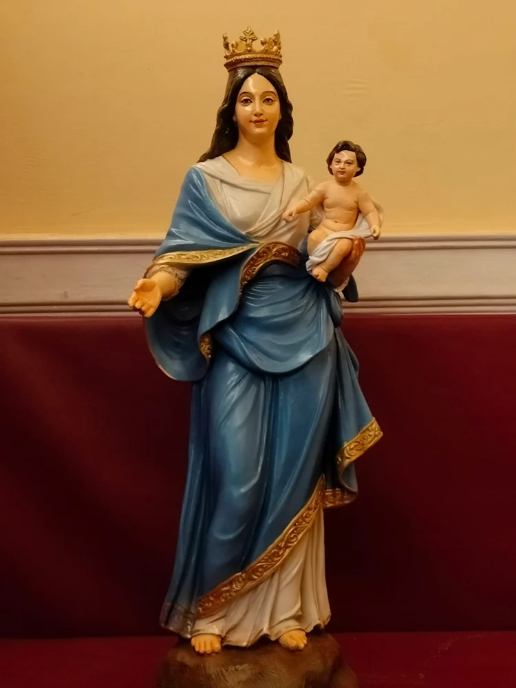 prayer room statue mother mary