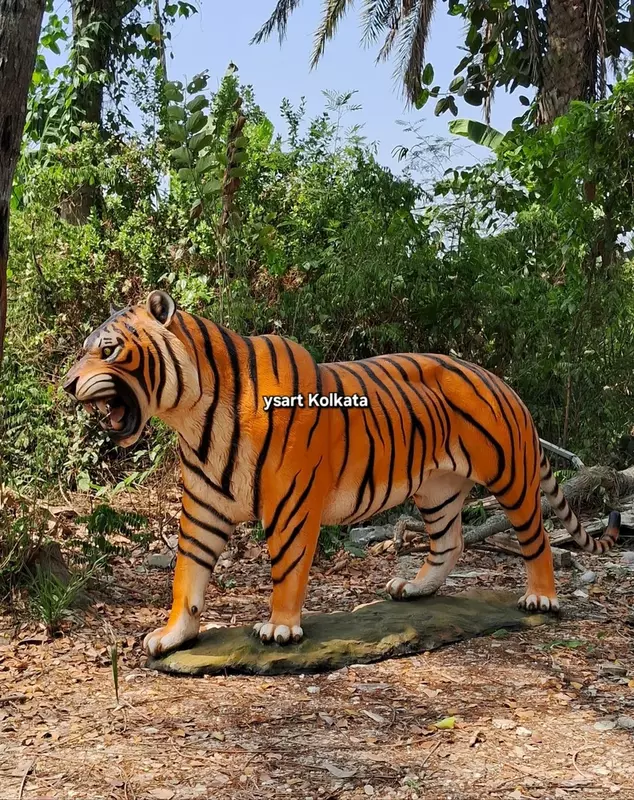 FRP Tiger Statue – YS Art Kolkata