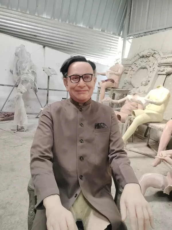 silicon wax deity statue india