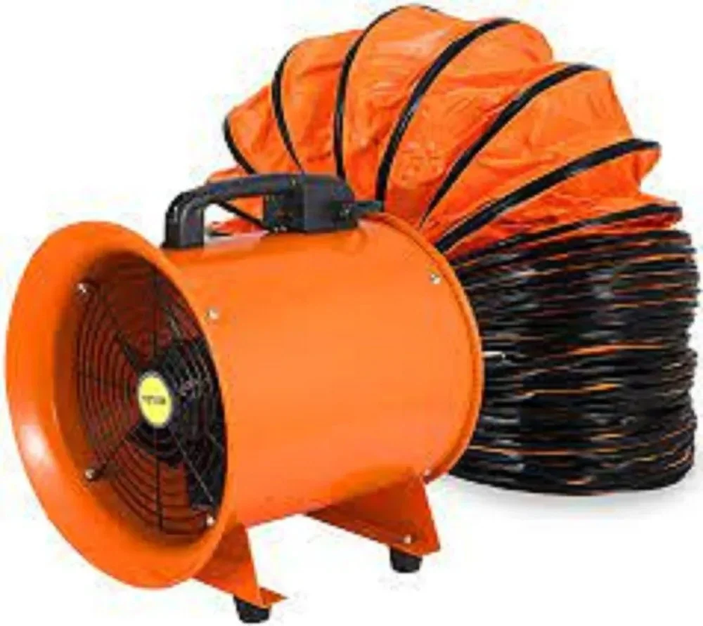 Industrial Portable Ventilation Fan With Duct