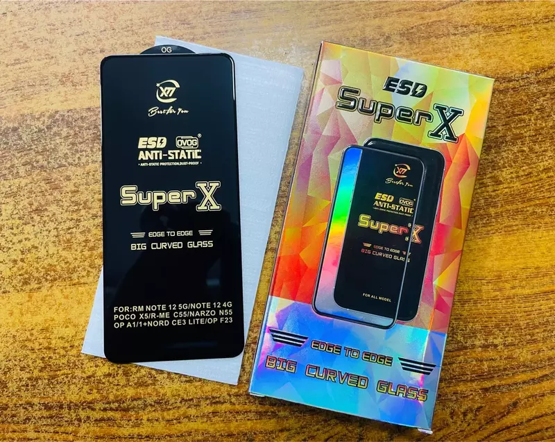 Super X ESD Anti-Static Tempered Glass – Screen Protector | Smooth Touch