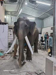 Garden elephant sculpture by YS Art Kolkata