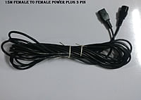 (CW58) Female To Female Power Plug  3 PIN