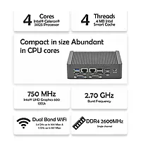 Intel Celeron Quad J4125 Power 2 LAN