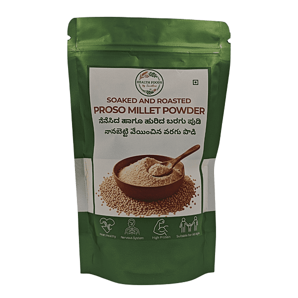 Soaked & Roasted Proso Millet Powder