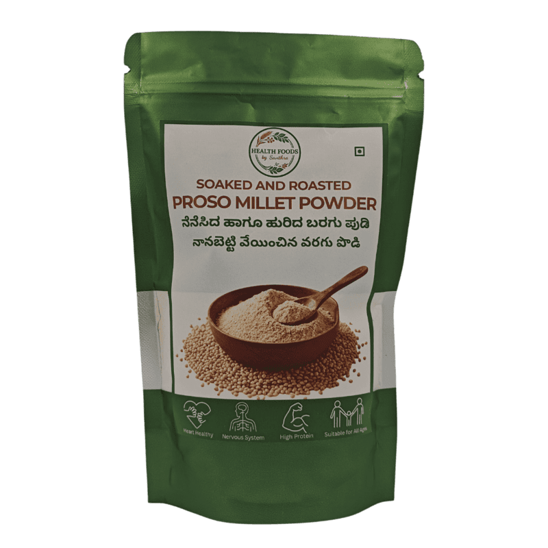 Soaked & Roasted Proso Millet Powder