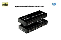 HDMI Switch 4x1 4K with Audio Output PS-HDS4X1A HDMI Switch 4x1 4K with Audio Output PS-HDS4X1A