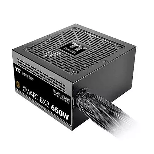 Thermaltake Smart BX3 650W SMPS – 80 Plus Bronze | 2 PCIe Connectors | 5 Years Warranty