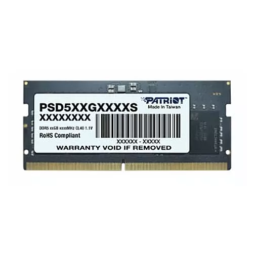 Patriot Signature Line 16GB 5600MHz DDR5 Laptop RAM – CL46 | SODIMM | Lifetime Warranty