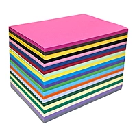 Pack of 50 A5 Red Coloured Card 160gsm Sheets