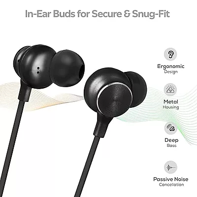 Ptron Tangent Duo Wireless / Bluetooth In the Ear