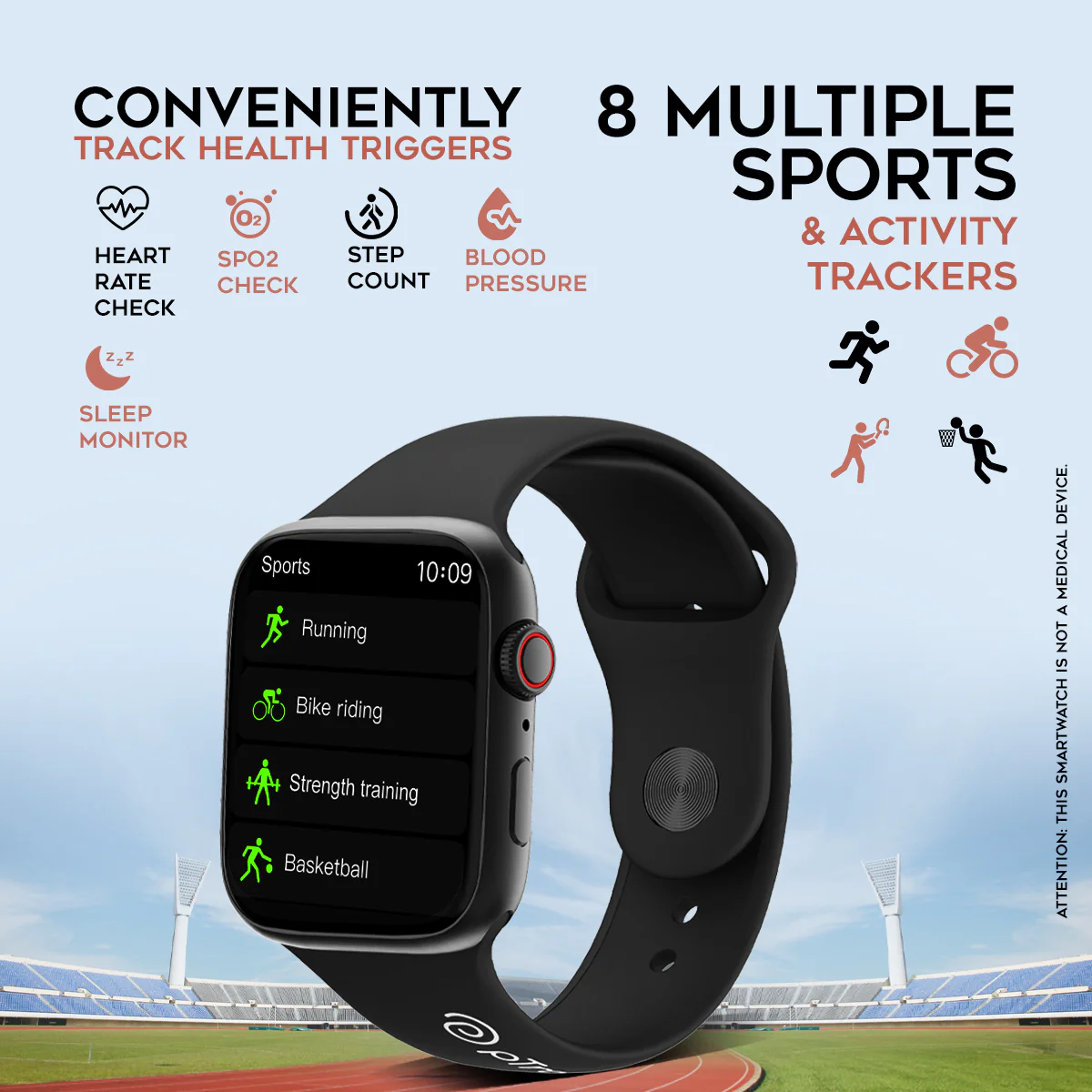 Ptron Pulsefit P61 Bluetooth Calling Fitness Smartwatch Ptron Pulsefit P61 Bluetooth Calling Fitness Smartwatch