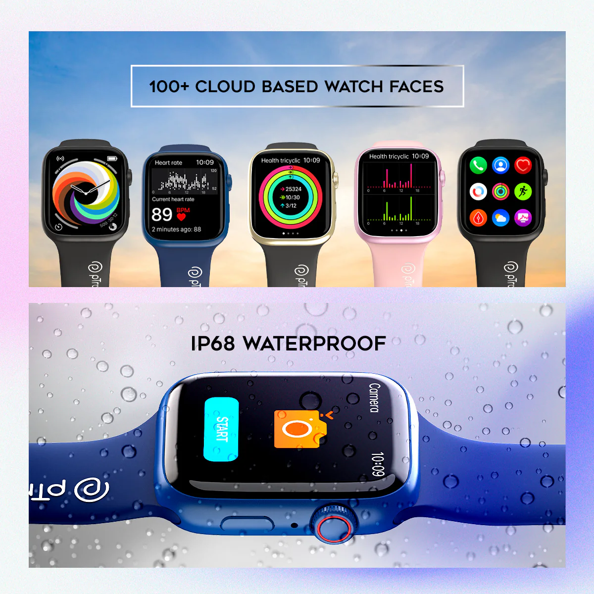 Ptron Pulsefit P61 Bluetooth Calling Fitness Smartwatch Ptron Pulsefit P61 Bluetooth Calling Fitness Smartwatch