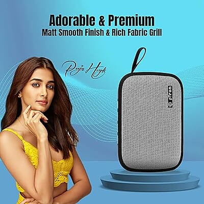 Speaker pTron Musicbot Lite 5W Mini Bluetooth Speaker (Black)