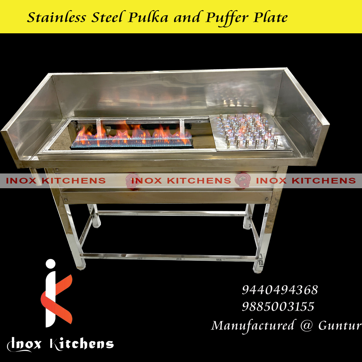 SS Chapati with Puffer Plate