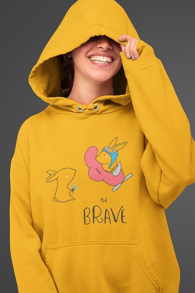 The Brave Bunny Aviator Hoodie