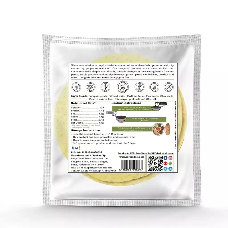 Pumpkin Seed Wrap - Sorted