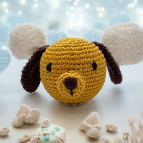 Crochet Puppy Stress Ball Crochet Puppy Stress Ball