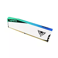 Patriot Viper Elite 5 RGB White 32GB (16GBx2) DDR5 6000MHz CL30 Desktop RAM – UDIMM