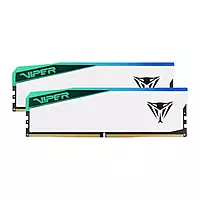 Patriot Viper Elite 5 RGB White 32GB (16GBx2) DDR5 6000MHz CL30 Desktop RAM – UDIMM