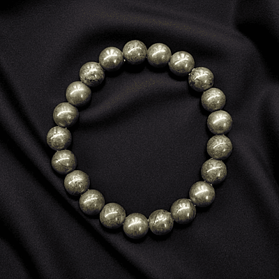 Pyrite Bracelet β Natural Stone for Luck, Wealth & Protection Pyrite Bracelet β Natural Stone for Luck, Wealth & Protection