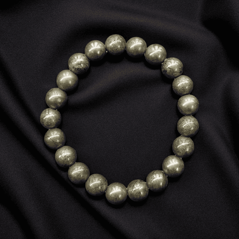Pyrite Bracelet β Natural Stone for Luck, Wealth & Protection Pyrite Bracelet β Natural Stone for Luck, Wealth & Protection
